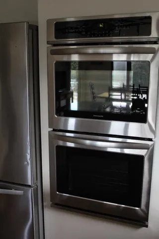 a room with gym equipment