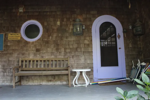 a view of park with trees