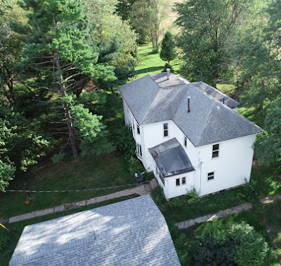 17941 Dewitt Road Dewitt, IL 61735 - Photo 4 of 20 an aerial view of a house with a yard