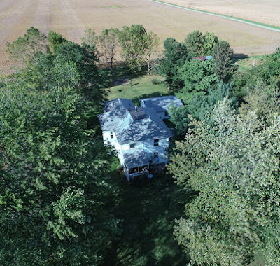 17941 Dewitt Road Dewitt, IL 61735 - Photo 5 of 20 an aerial view of a house with a yard