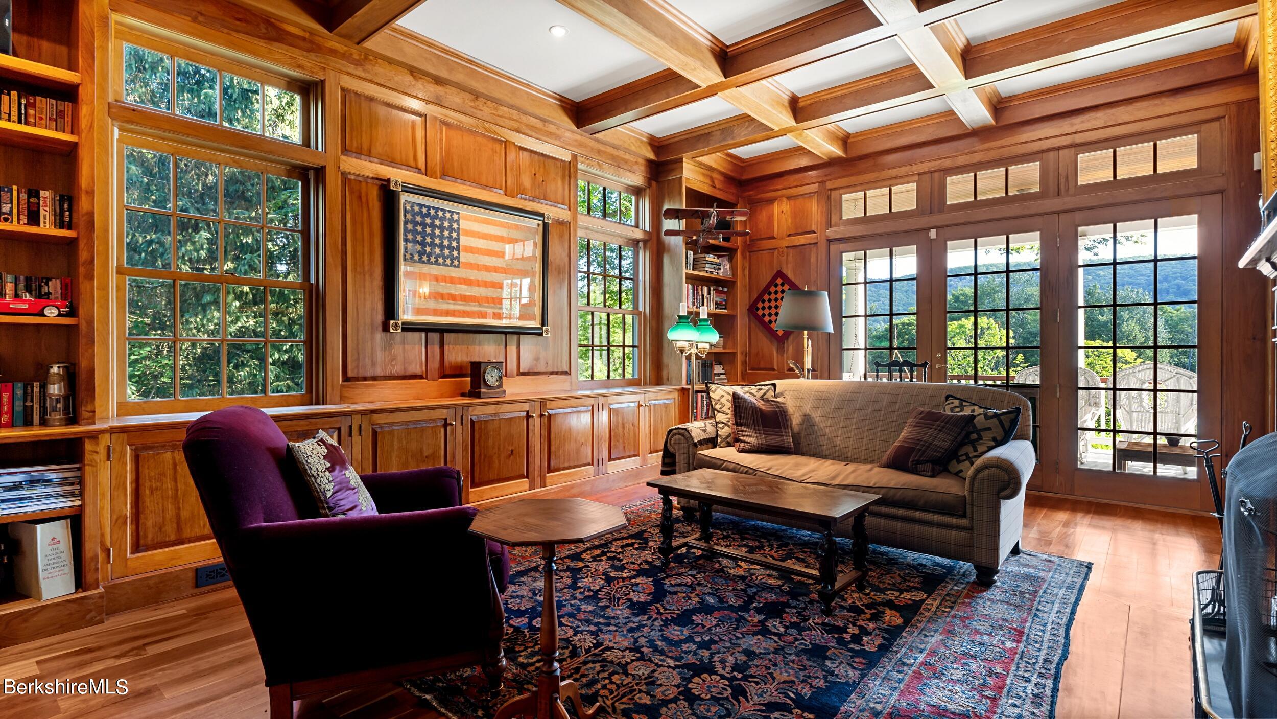 37 Main Road Tyringham, MA 01238 - Photo 24 of 56 Coffered ceiling
