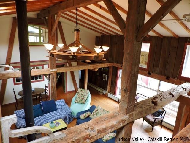 146 West Settlement Road Roxbury, NY 12474 - Photo 14 of 35 a view of living room kitchen and dining room