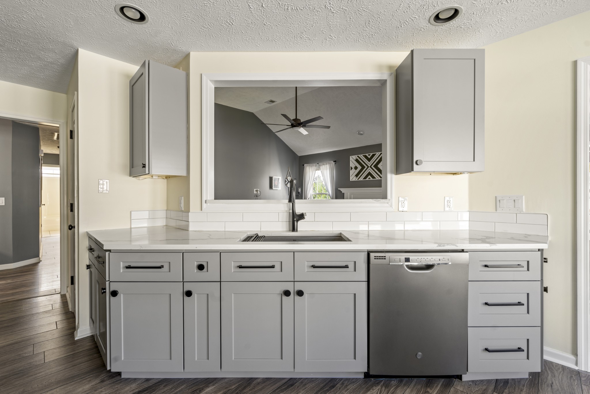 350 Astor Way Franklin, TN 37064 - Photo 15 of 33 a kitchen with granite countertop a sink and cabinets