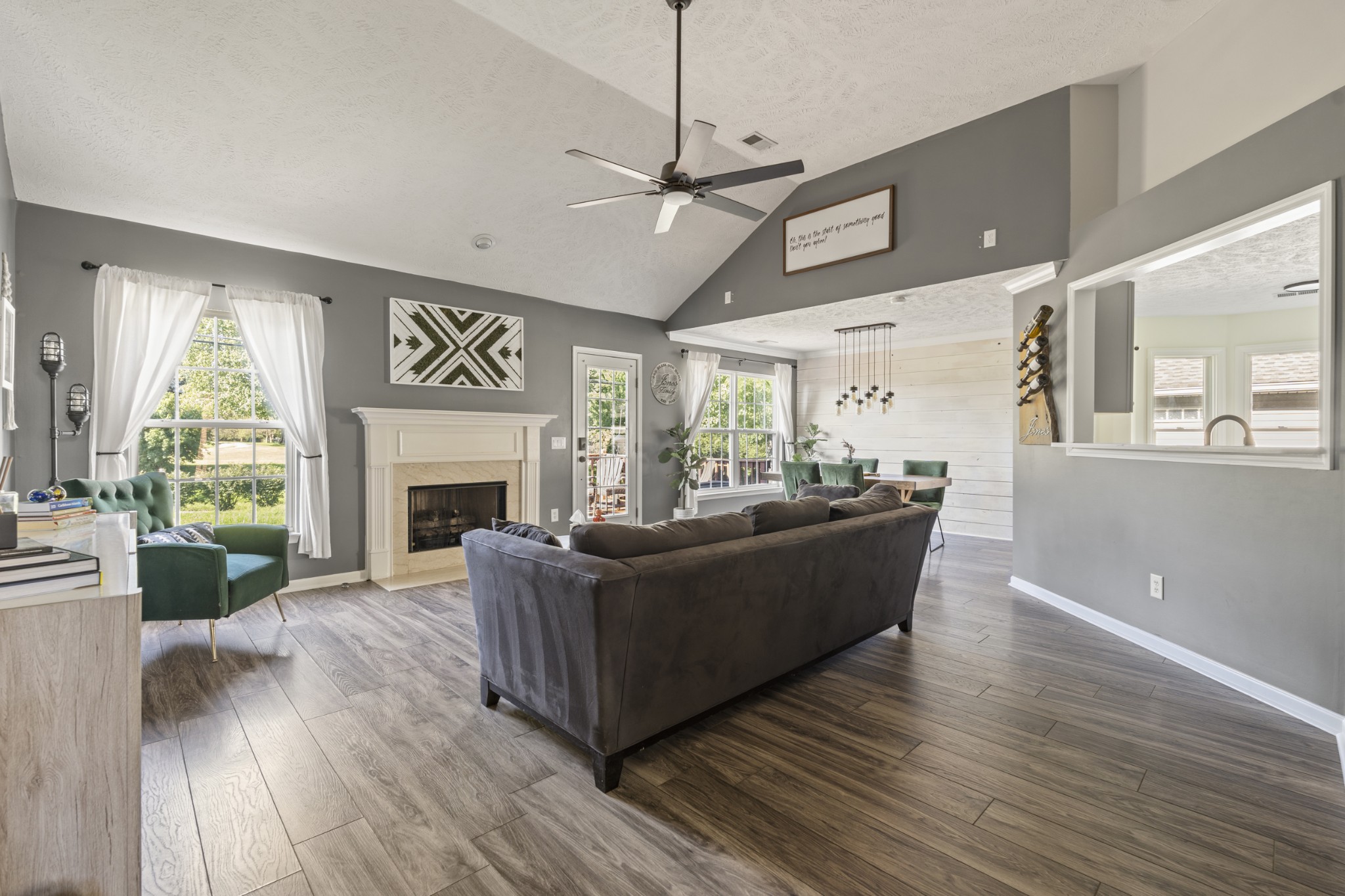 350 Astor Way Franklin, TN 37064 - Photo 5 of 33 a living room with furniture and a fireplace