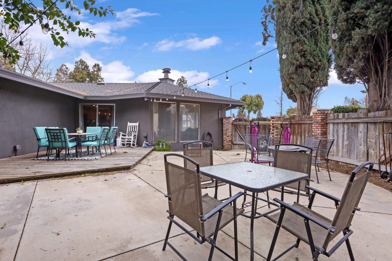 1631 North Johnson Road Turlock, CA 95382 - Photo 33 of 38 a view of a patio with chairs and table