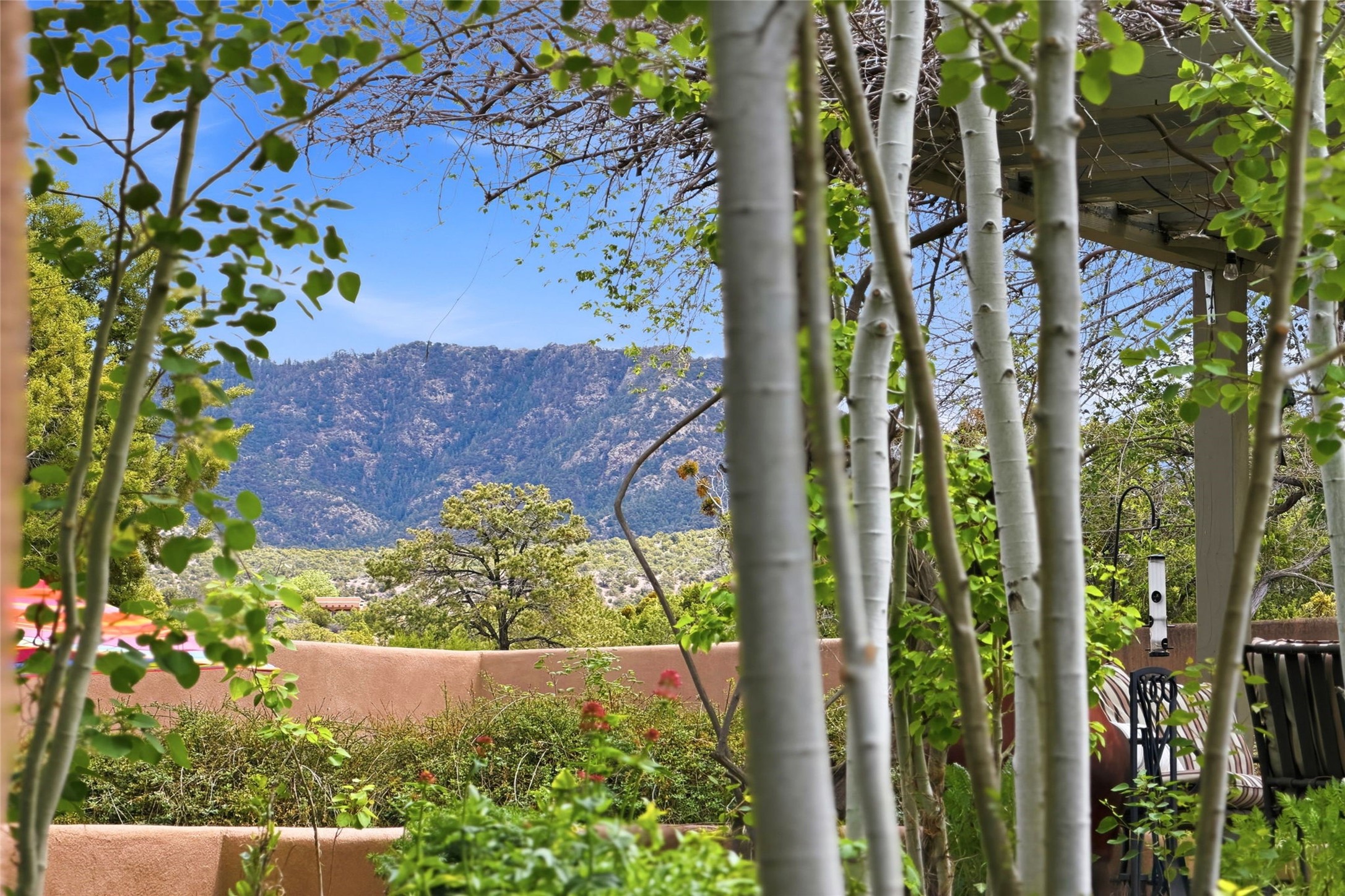 55 Paseo Del Rancho Santa Fe, NM 87506 - Photo 54 of 61 View from front courtyard