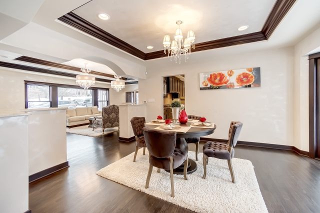 2S611 Arboretum Road Glen Ellyn, IL 60137 - Photo 15 of 25 a view of a dining room with furniture and wooden floor