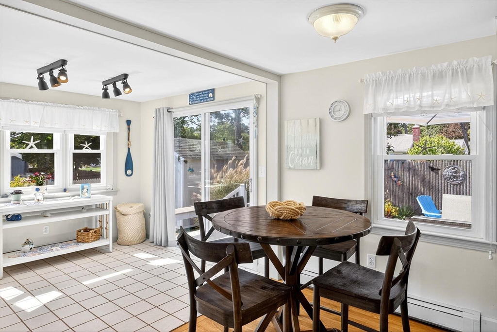 31 Easy Street Dennis, MA 02639 - Photo 13 of 41 a view of a dining room with furniture window and outside view