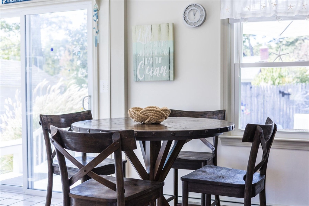 31 Easy Street Dennis, MA 02639 - Photo 14 of 41 a view of a dining room with furniture window and wooden floor