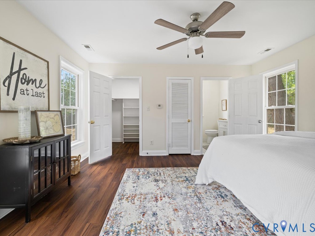 4803 Morrison Road Richmond, VA 23230 - Photo 23 of 45 a bedroom with a bed and a window