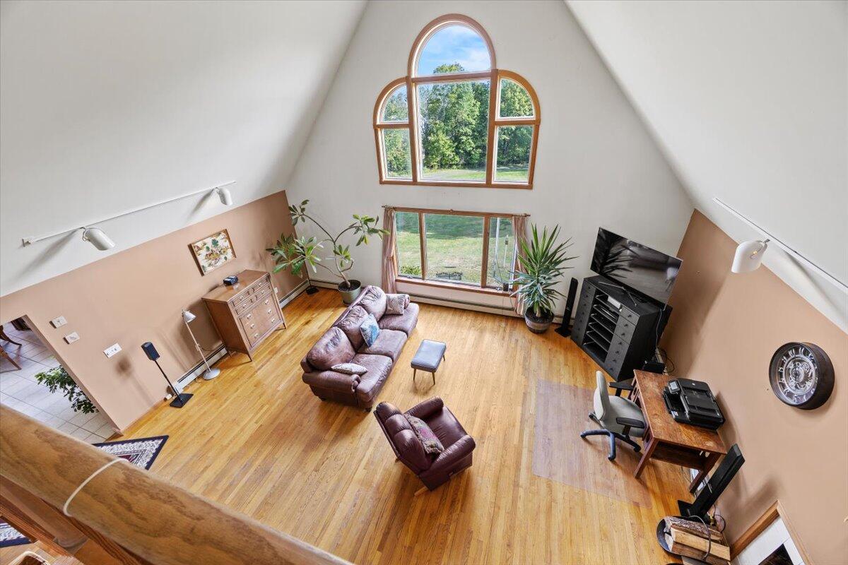 545 Foss Road Limerick, ME 04048 - Photo 8 of 53 Living Room View from Loft