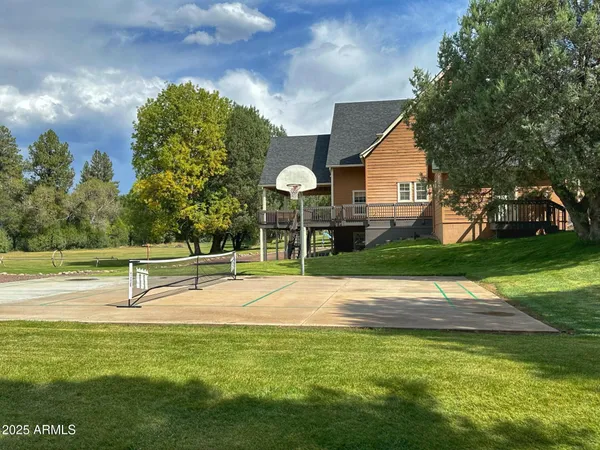 a view of a house with a park