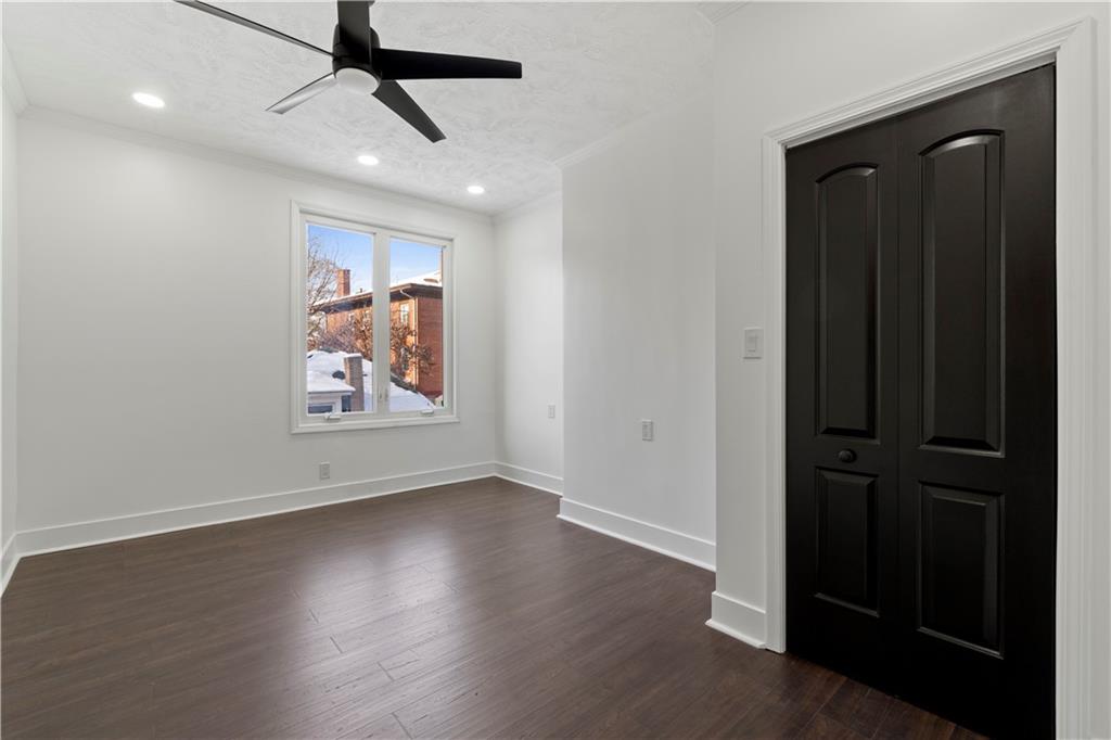 1105 Portland Street Pittsburgh, PA 15206 - Photo 32 of 48 wooden floor in an empty room