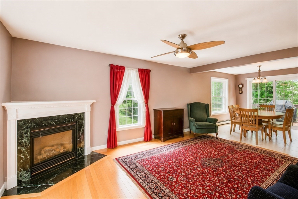 6 Loon Road Winchendon, MA 01475 - Photo 8 of 36 a living room with furniture a rug and a fireplace