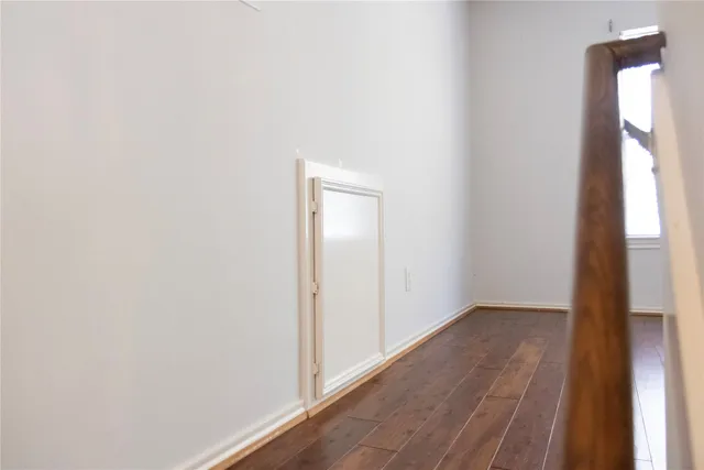 a view of hallway with window