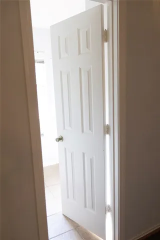 a view of a door