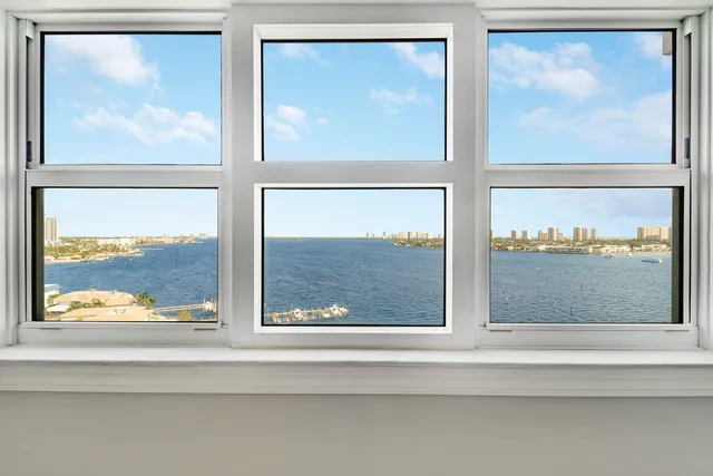 a view of a glass door of the house