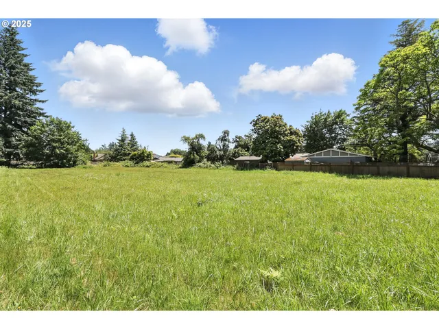 a view of a golf course with an ocean