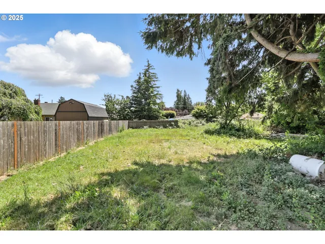 a view of an outdoor space and a yard