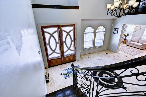 a view of a livingroom with furniture and window