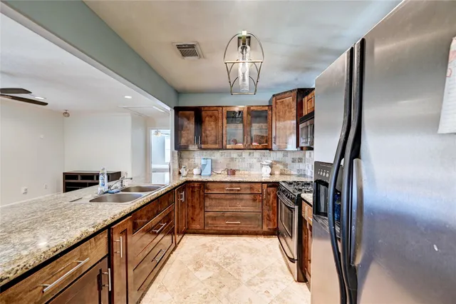 a aerial view of a house