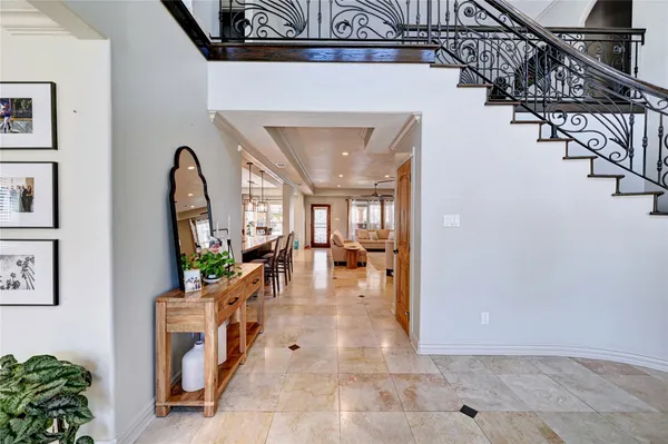 a view of entryway and hall