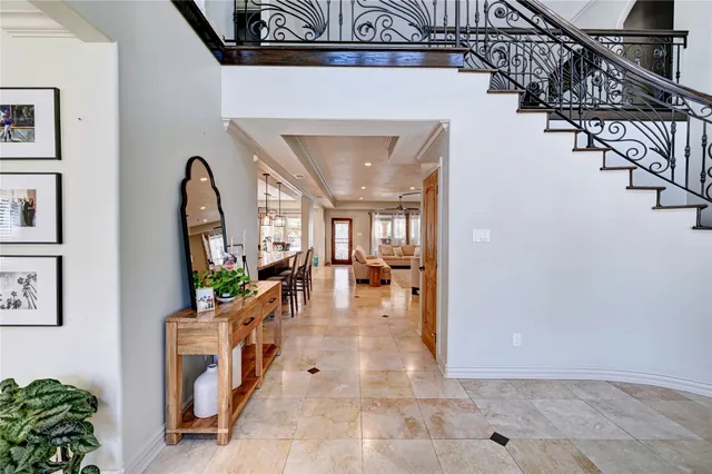 a view of entryway and hall