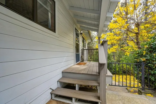a view of outdoor space and porch