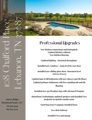 $924,900 | 108 Chalford Place, Lebanon, TN 37087