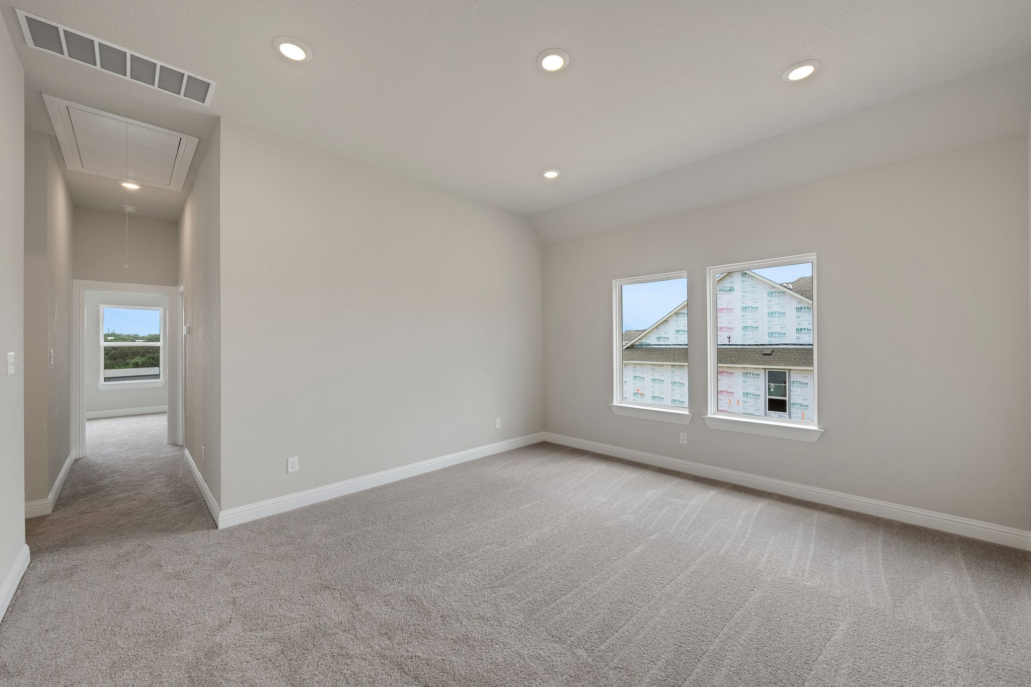 216 Crescent Heights Drive Georgetown, TX 78628 - Photo 19 of 30 an empty room with windows and entrance