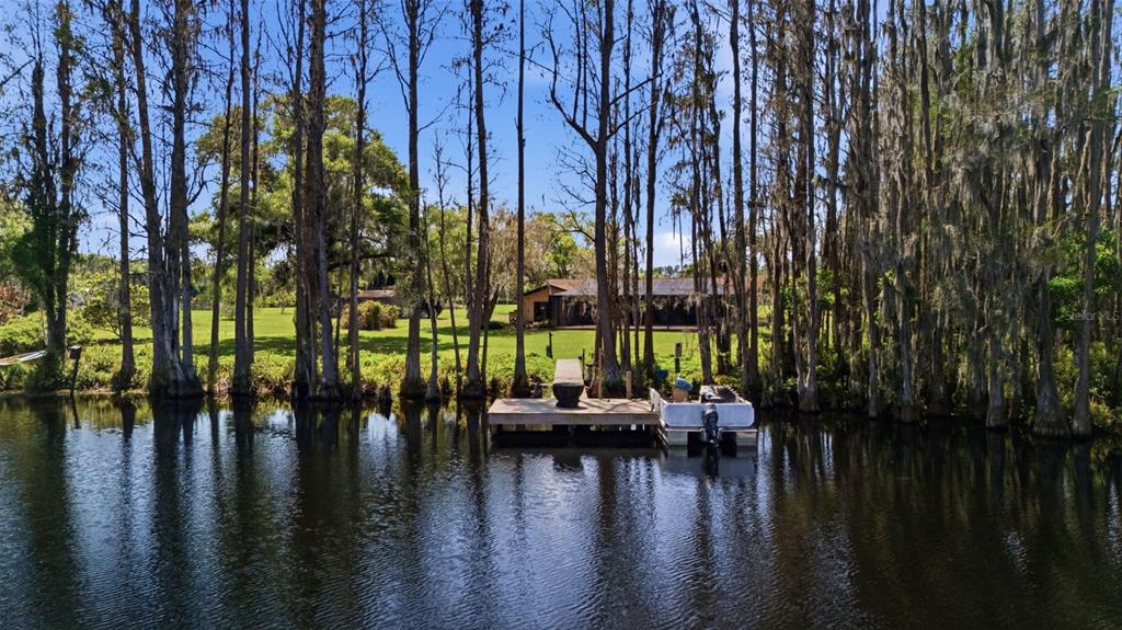820 Newberger Road Lutz, FL 33549 - Photo 13 of 20 a view of swimming pool with outdoor seating