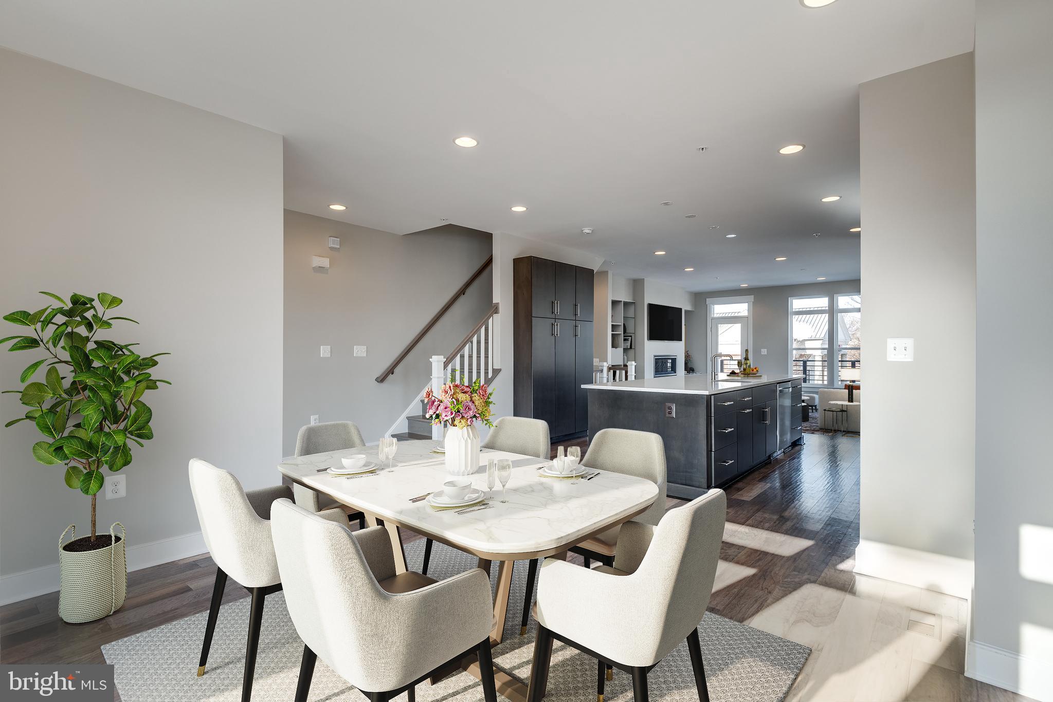 22871 Emberbrook Circle Brambleton, VA 20148 - Photo 11 of 50 Virtually Staged dining room