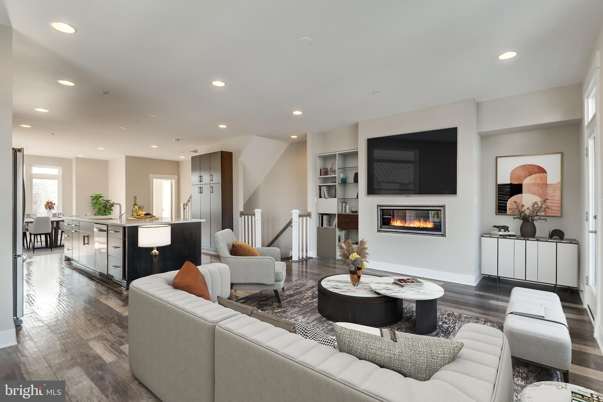 22871 Emberbrook Circle Brambleton, VA 20148 - Photo 17 of 50 Virtually Staged family room