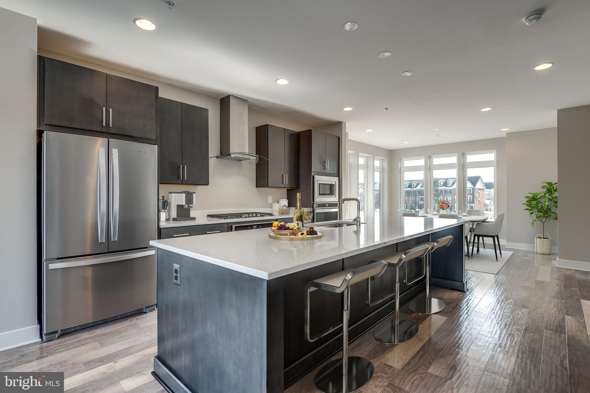 22871 Emberbrook Circle Brambleton, VA 20148 - Photo 8 of 50 Virtually staged kitchen