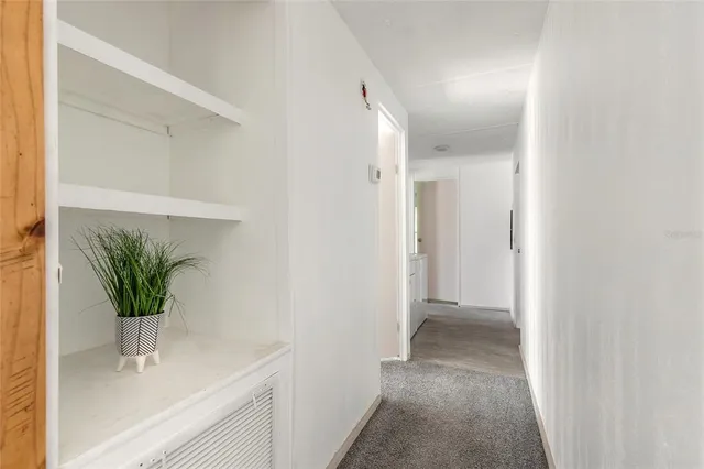 a room with storage and utility