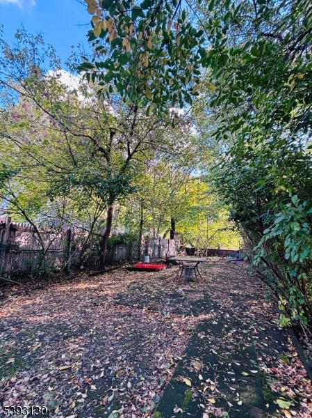 212 4th Street Passaic, NJ 07055 - Photo 13 of 14 a view of a yard with plants and trees