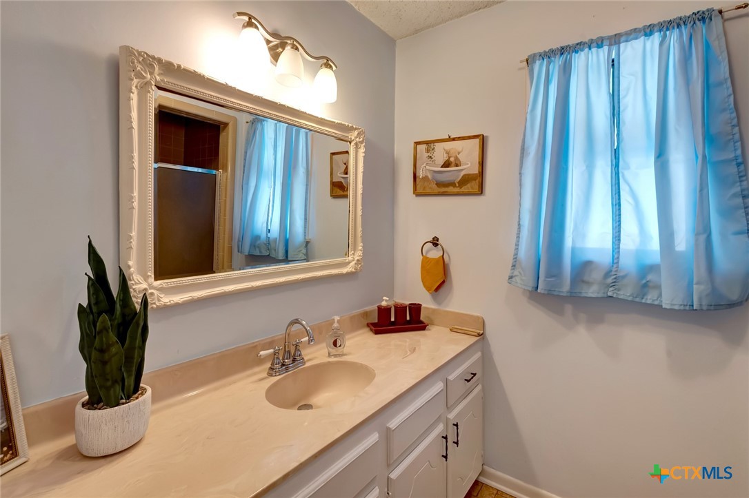 3403 East Rio Grande Street Victoria, TX 77901 - Photo 29 of 41 a bathroom with a sink and a mirror