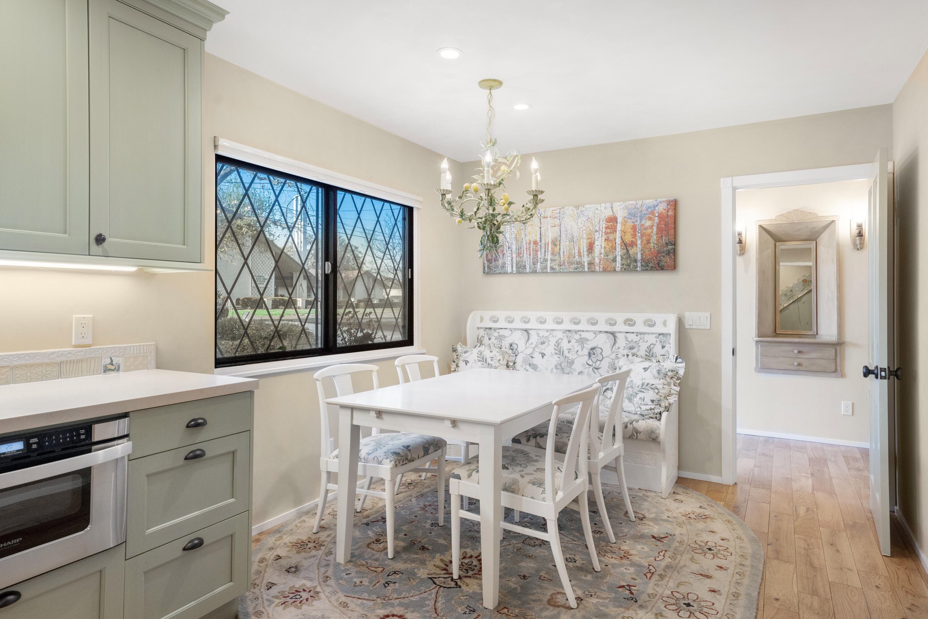 2620 Janin Way Solvang, CA 93463 - Photo 9 of 30 a view of a dining room with furniture window and wooden floor