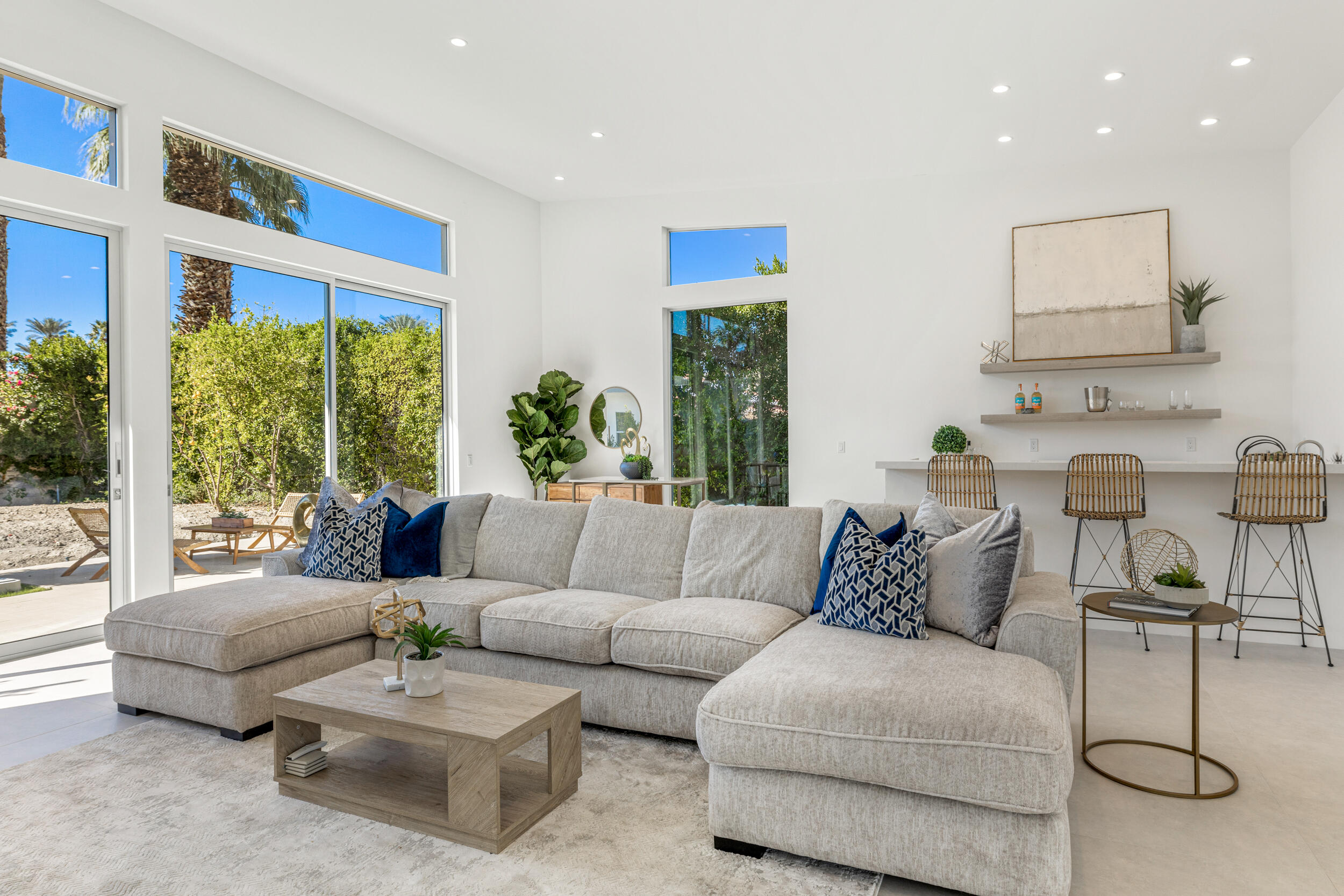 37521 Palm View Road Rancho Mirage, CA 92270 - Photo 19 of 61 a living room with furniture and a large window