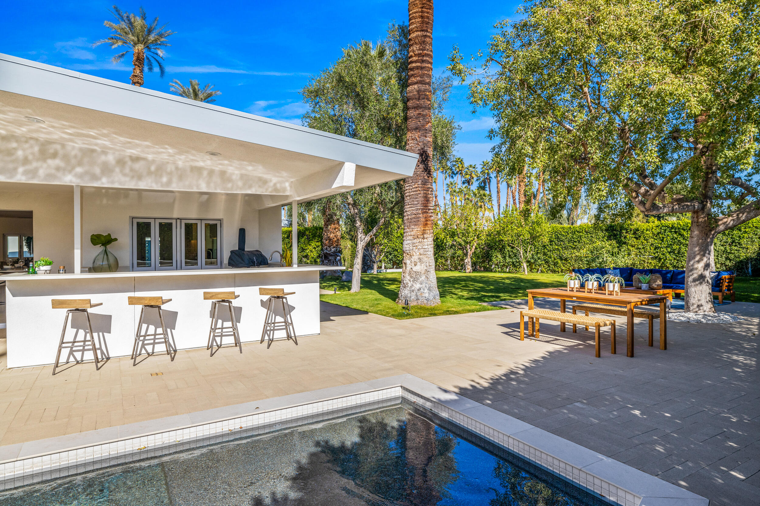 37521 Palm View Road Rancho Mirage, CA 92270 - Photo 38 of 61 swimming pool view with a seating space