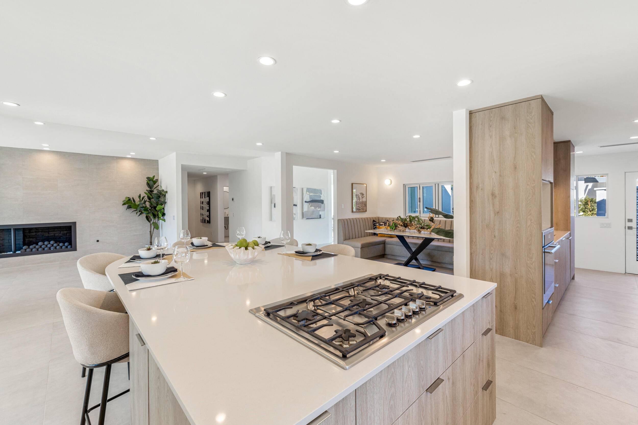 37521 Palm View Road Rancho Mirage, CA 92270 - Photo 6 of 61 a large kitchen with a table and chairs