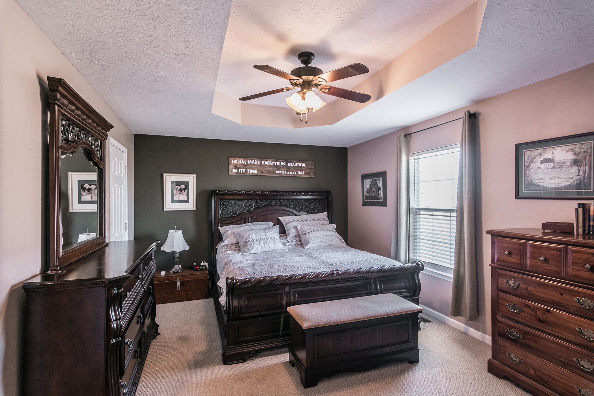 166 Switchboard Road Portland, TN 37148 - Photo 19 of 49 a bedroom with a bed and wooden floor