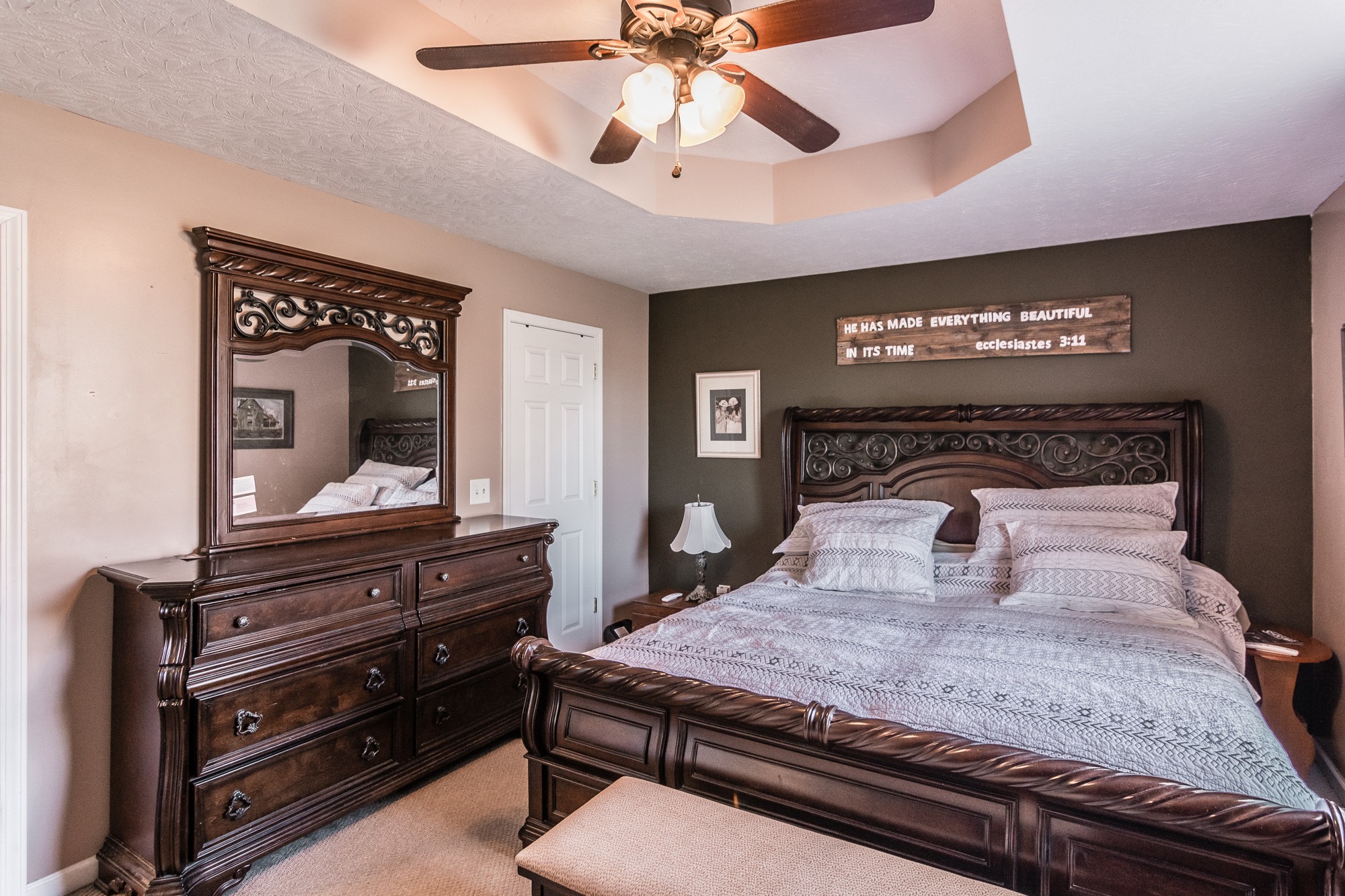 166 Switchboard Road Portland, TN 37148 - Photo 20 of 49 a bedroom with a bed and a dresser with a bookshelf