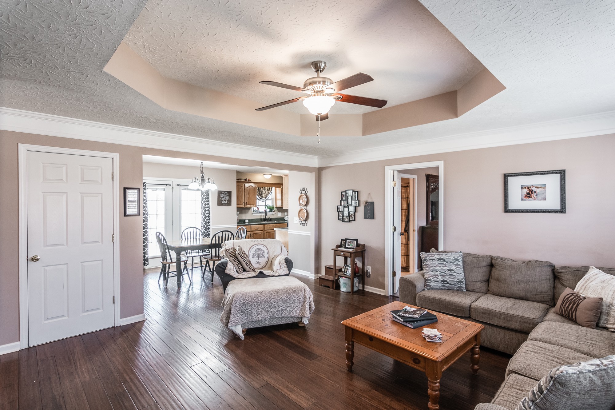 166 Switchboard Road Portland, TN 37148 - Photo 3 of 49 a living room with furniture and a wooden floor