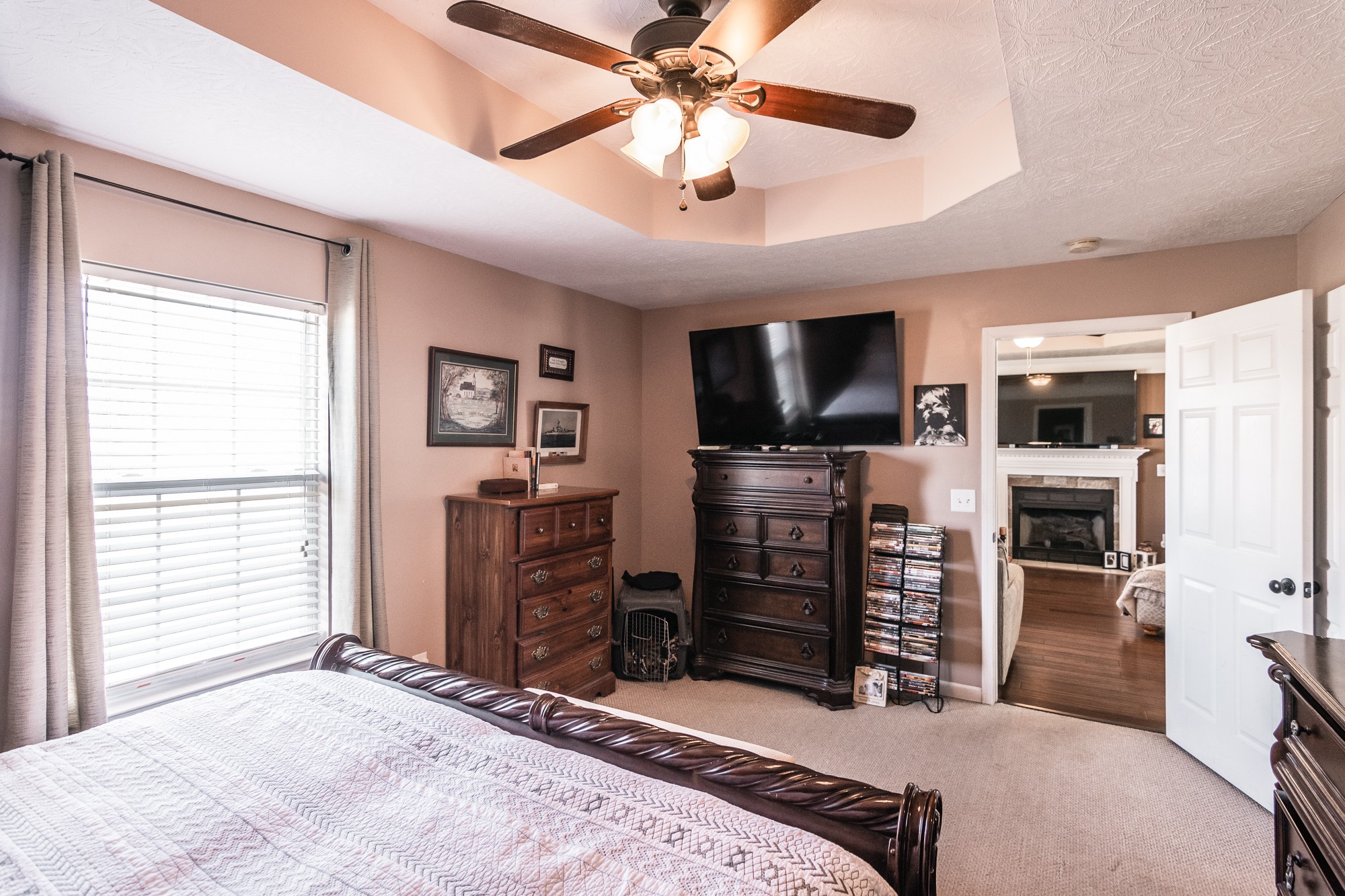 166 Switchboard Road Portland, TN 37148 - Photo 22 of 49 a bedroom with furniture and flat screen tv