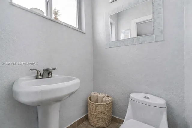 a close view of washer and dryer