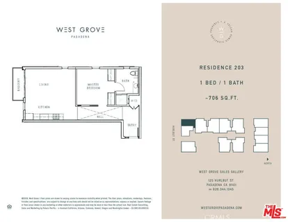 $698,000 | 125 Hurlbut Street, Unit 203, Pasadena, CA 91105