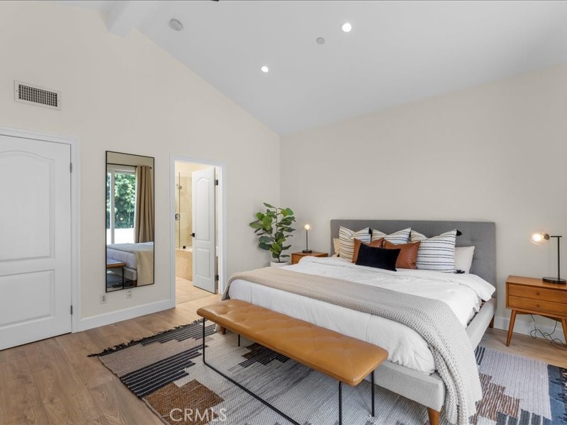 1729 Haynes Lane Redondo Beach, CA 90278 - Photo 18 of 44 a bedroom with a bed and a couch