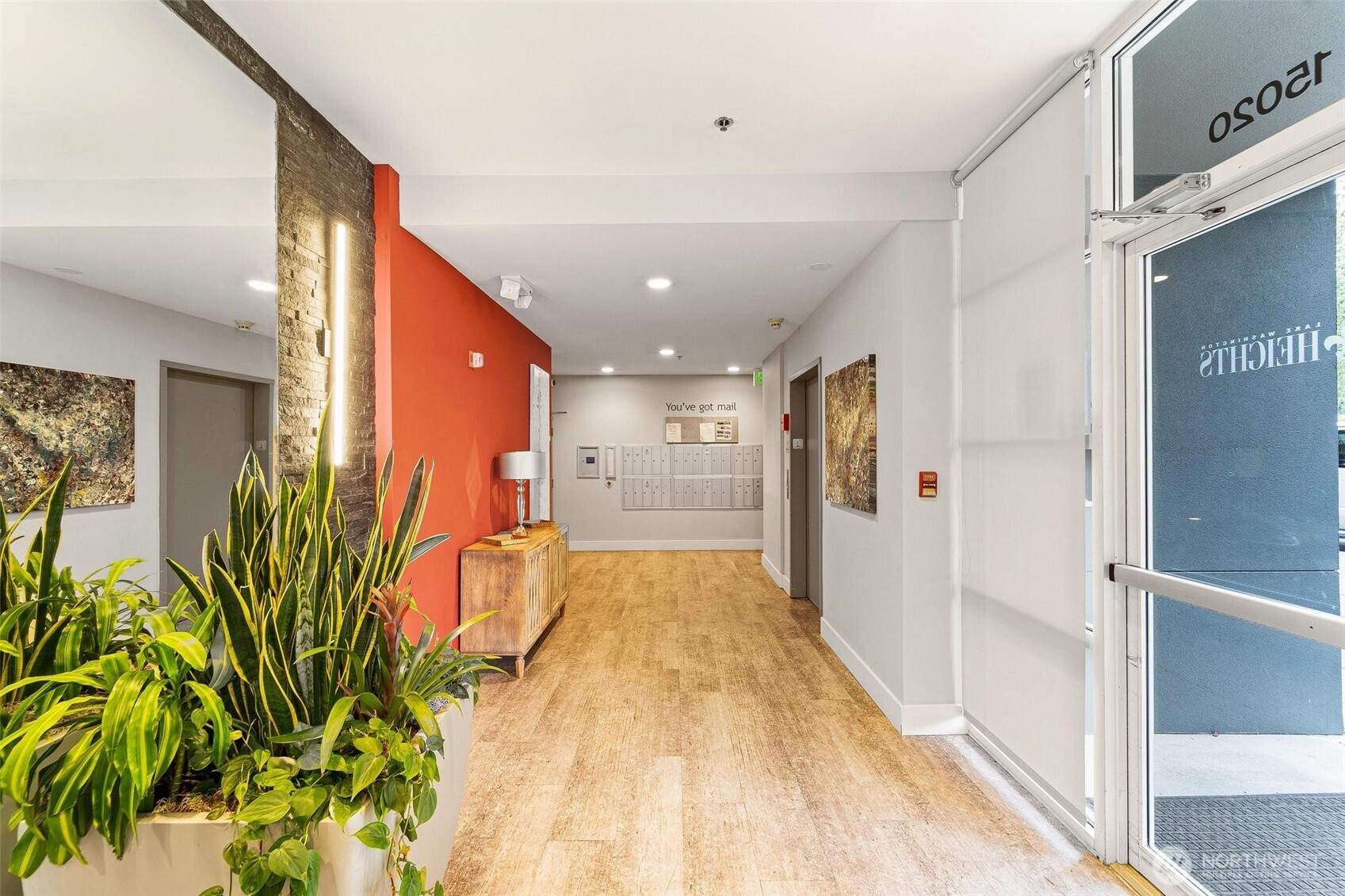 15020 Bothell Way Northeast, Unit 502 Lake Forest Park, WA 98155 - Photo 27 of 30 a view of a hallway with a entryway