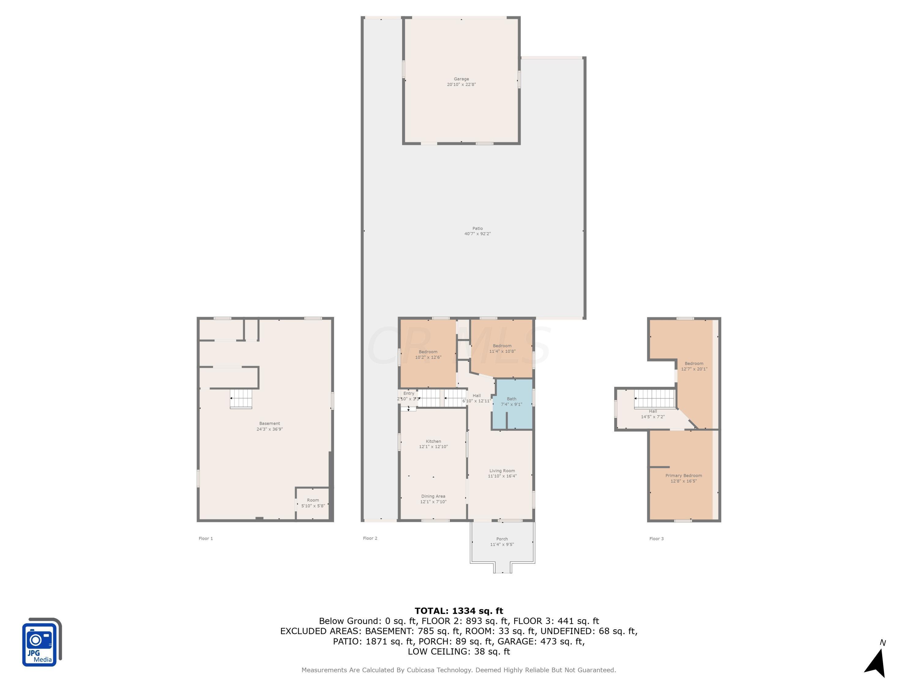 1540 East Weber Road Columbus, OH 43224 - Photo 28 of 28 floor plan